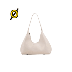 White Leather Modern Style Women Bag