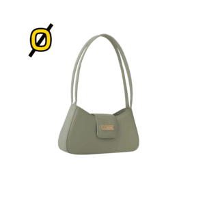 Modern Green Leather Hand Bag for Women